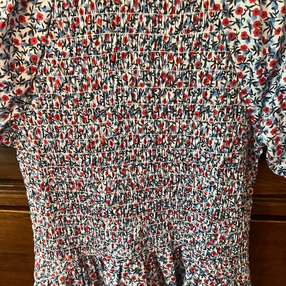 J Crew Meadow dress in poppy cotton poplin XS - Picture 6 of 6